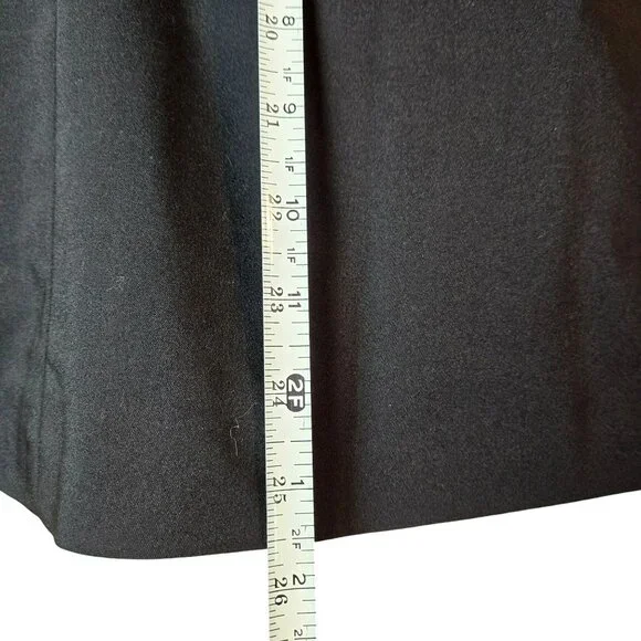 ELLE Classic Black Button Front Blazer Womens Sz 16 Jacket Long Sleeve Lined - Picture 5 of 13